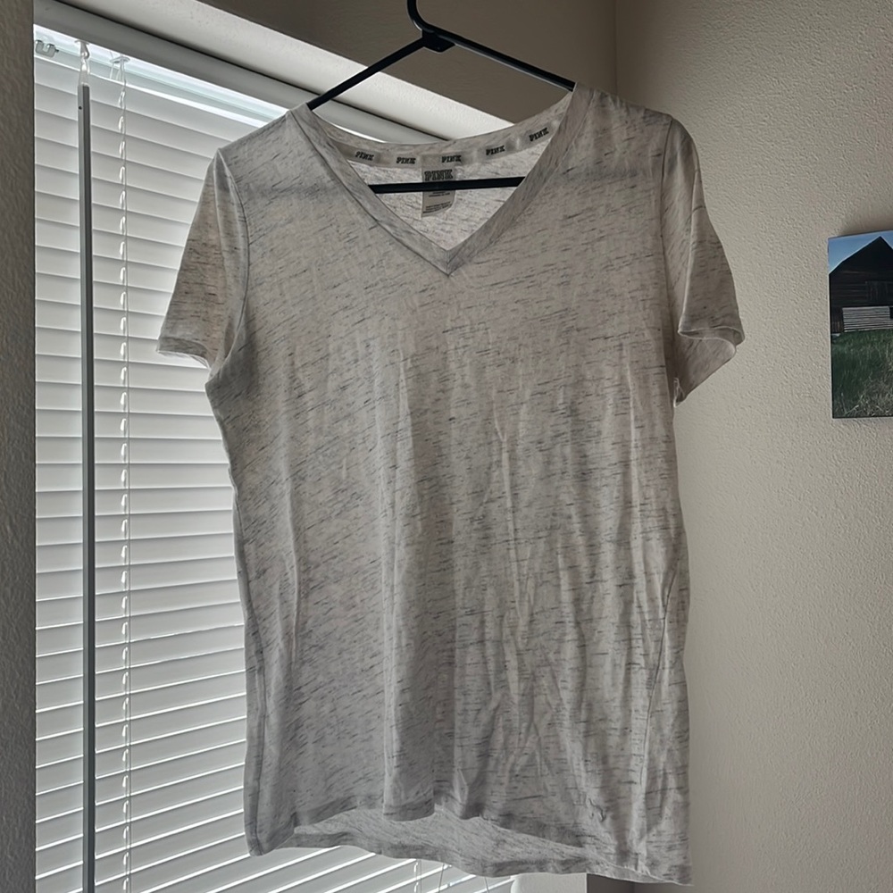 Gray Victoria secret T-shirt